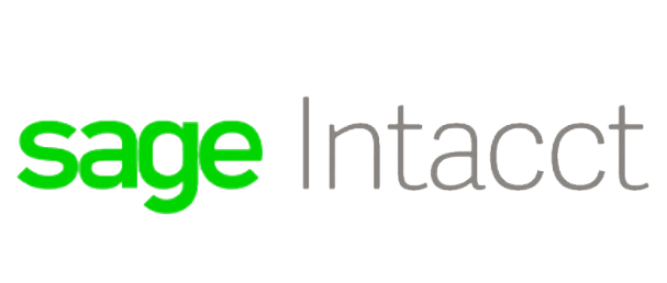 A logo of sage intacct